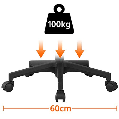 Yaheetech Silla de Oficina Silla Escritorio Ergonómica Silla Giratoria con Respaldo Altura Ajustable con Ruedas Gris Yaheetech Silla de Oficina Silla Escritorio Ergonómica Silla Giratoria con Respaldo Altura Ajustable con Ruedas Gris
