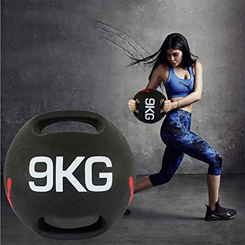 Yajun Balón Medicinal Doble Agarre Ejercicio Ball Pesado Estilo De Impresión De Palma Goma Equilibrio FíSico Entrenamiento Sólido Gravedad Deporte Gimnasio Casero,10kg Yajun Balón Medicinal Doble Agarre Ejercicio Ball Pesado Estilo De Impresión De Palma Goma Equilibrio FíSico Entrenamiento Sólido Gravedad Deporte Gimnasio Casero,10kg