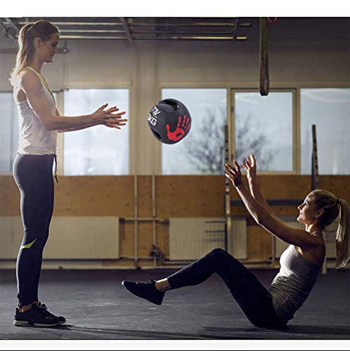 Yajun Balón Medicinal Doble Agarre Ejercicio Ball Pesado Estilo De Impresión De Palma Goma Equilibrio FíSico Entrenamiento Sólido Gravedad Deporte Gimnasio Casero,10kg Yajun Balón Medicinal Doble Agarre Ejercicio Ball Pesado Estilo De Impresión De Palma Goma Equilibrio FíSico Entrenamiento Sólido Gravedad Deporte Gimnasio Casero,10kg
