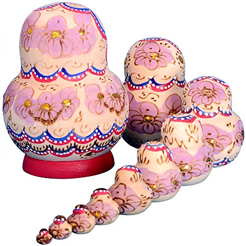 YAKELUS, Marca Profesional de Matrioska, MuƱecas Rusas Matrioska 10 Piece Madera Matrioska de Rusia de 10 Capas, Hecha a Mano y por el Tilo, es un Juguete y un Regalo YAKELUS, Marca Profesional de Matrioska, MuƱecas Rusas Matrioska 10 Piece Madera Matrioska de Rusia de 10 Capas, Hecha a Mano y por el Tilo, es un Juguete y un Regalo