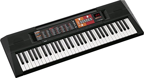 Yamaha PSR-F51 - Teclado digital portátil para principiantes o estudiantes con 61 teclas y Modo Dúo, color negro