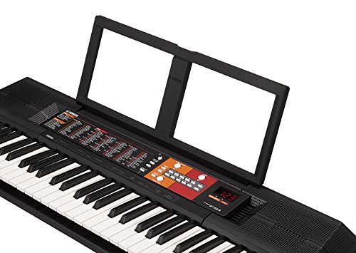 Yamaha PSR-F51 - Teclado digital portátil para principiantes o estudiantes con 61 teclas y Modo Dúo, color negro