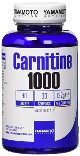 Yamamoto Nutrition Carnitine 1000 Suplemento Dietético - 90 Tabletas Yamamoto Nutrition Carnitine 1000 Suplemento Dietético - 90 Tabletas