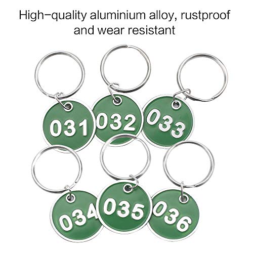Yangfei Llavero Numero 1-50 Número de Identificación, Etiqueta de Número de Metal Etiquetas Numeradas Llaveros Numerados para Bodas, Fiestas, Taquillas, Pubs, Restaurantes, Catering (verde) Yangfei Llavero Numero 1-50 Número de Identificación, Etiqueta de Número de Metal Etiquetas Numeradas Llaveros Numerados para Bodas, Fiestas, Taquillas, Pubs, Restaurantes, Catering (verde)