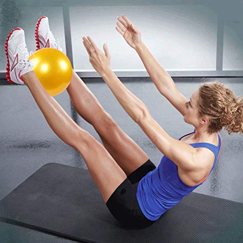 YANGHUI Pelota de Yoga Exercícios Yoga Pilates Embarazo Parto preparación，amarillo-58cm