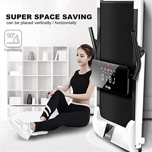 Yangyang Caminadora Eléctrica Plegable Cinta de Correr Múltiples Funciones de la Pantalla Fitness Equipment HD Silencio 1-10KM/H Diferente Velocidad de Carrera Amplia Correr Plataforma