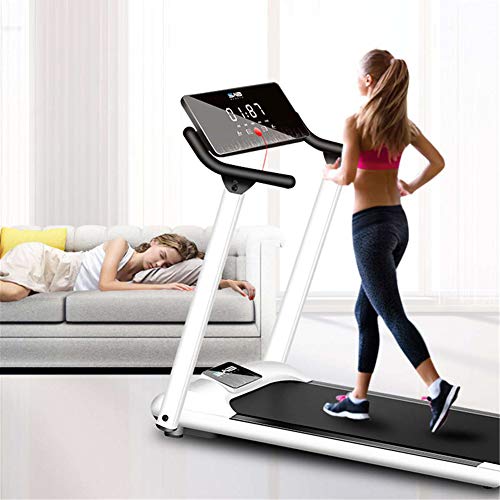 Yangyang Caminadora Eléctrica Plegable Cinta de Correr Múltiples Funciones de la Pantalla Fitness Equipment HD Silencio 1-10KM/H Diferente Velocidad de Carrera Amplia Correr Plataforma