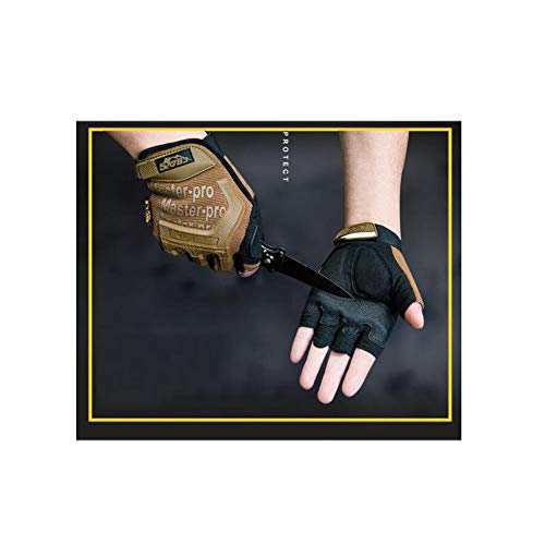 YANJJJ-gloves Gimnasia Al Aire Libre Guantes De Combate Boxeo Ciclismo Locomotora Moto Ejercicio Guantes De Autoestima (S M L XL) Black-XL