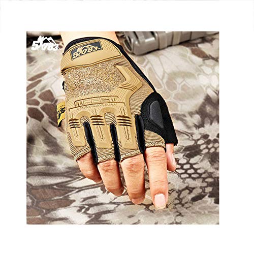 YANJJJ-gloves Gimnasia Al Aire Libre Guantes De Combate Boxeo Ciclismo Locomotora Moto Ejercicio Guantes De Autoestima (S M L XL) Black-XL