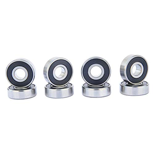 YanYun Ruedas de Skate con Rodamientos Ruedas de Calle de 52X30 Mm Piezas de Skate Ruedas de Crucero Longboard (Juego de 4) Blanco