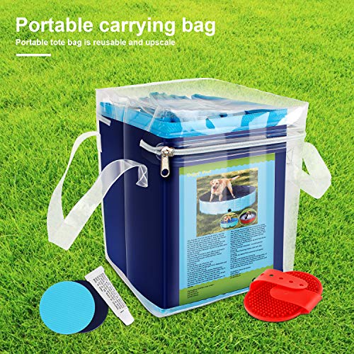 YAOBLUESEA Piscina para Perros, Plegable PVC Piscina Bañera para Gatos Animales Bebes Grandes, Adecuado para Interior y Exterior (160x30cm) YAOBLUESEA Piscina para Perros, Plegable PVC Piscina Bañera para Gatos Animales Bebes Grandes, Adecuado para Interior y Exterior (160x30cm)