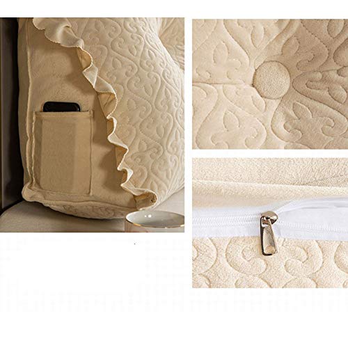 YAOTT Estilo nórdico Almohada De Lectura Jacquard Triángulo Cojín Gran Respaldo de Lectura para el Cuello Desmontable Sofá del Dormitorio Cojines Cama Cabecera de Almohada Largos 2 120 * 20 * 50cm YAOTT Estilo nórdico Almohada De Lectura Jacquard Triángulo Cojín Gran Respaldo de Lectura para el Cuello Desmontable Sofá del Dormitorio Cojines Cama Cabecera de Almohada Largos 2 120 * 20 * 50cm