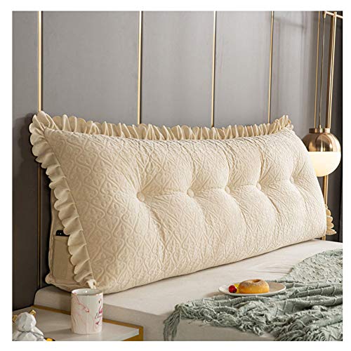 YAOTT Estilo nórdico Almohada De Lectura Jacquard Triángulo Cojín Gran Respaldo de Lectura para el Cuello Desmontable Sofá del Dormitorio Cojines Cama Cabecera de Almohada Largos 2 120 * 20 * 50cm YAOTT Estilo nórdico Almohada De Lectura Jacquard Triángulo Cojín Gran Respaldo de Lectura para el Cuello Desmontable Sofá del Dormitorio Cojines Cama Cabecera de Almohada Largos 2 120 * 20 * 50cm