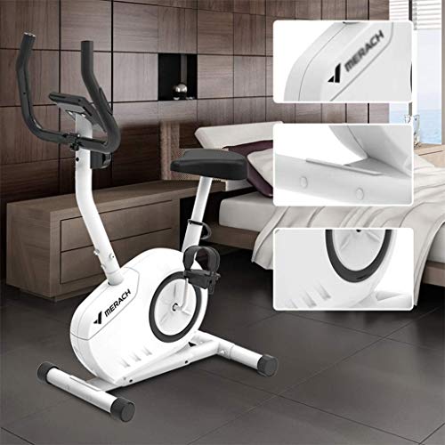 YASE-king Inicio Silencio paso a paso Spinning control magnético casa en bicicleta bicicleta estática cubierta equipos de gimnasia 110kg portante blanca adelgaza elíptica cinta de correr (Color: blanc