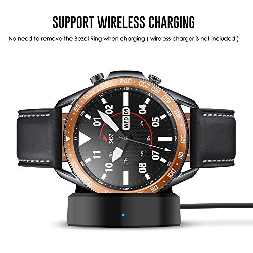 YASPARK Galaxy Watch 3 45mm Bezel Styling Cover, Bisel Anillo Cubrir Anti-rasguños Colisión Acero Inoxidable Proteccion Anillo de Bisel para Galaxy Watch 3 45mm YASPARK Galaxy Watch 3 45mm Bezel Styling Cover, Bisel Anillo Cubrir Anti-rasguños Colisión Acero Inoxidable Proteccion Anillo de Bisel para Galaxy Watch 3 45mm