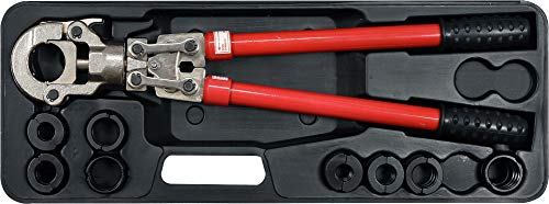 YATO YT-21735 ALICATES DE ENGARZADO MANUALES PEX, 0 W, 0 V, Rojo, Standard, Set de 9 Piezas YATO YT-21735 ALICATES DE ENGARZADO MANUALES PEX, 0 W, 0 V, Rojo, Standard, Set de 9 Piezas