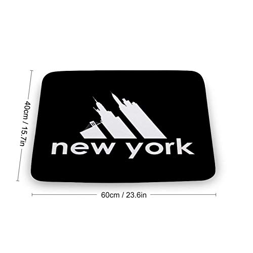 Yaxinduobao New York City Skyline Logo Personalized Entrance por Estera Bathroom Nonslip Absorbent Mat Kitchen Decoration Area Mat