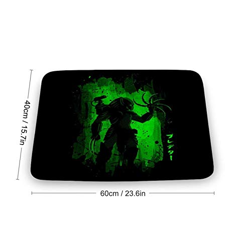 Yaxinduobao Predator Claws Silhouette Green Shadow Personalized Entrance por Estera Bathroom Nonslip Absorbent Mat Kitchen Decoration Area Mat