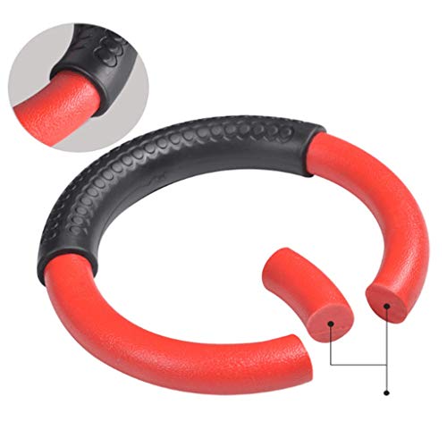 YAYA Los Hijos Adultos de Gimnasia Anillos Gimnasio con Ajustable Entrenamiento Largo Hebillas de Correas de Interior casero Equipo de la Aptitud (Color : Black)