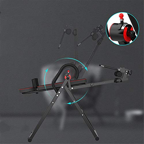 YAzNdom MáQuina De Parada De Manos Invertida Máquina de Plegado invertido Tabla for Ministerio Gimnasia Adecuado para Ejercicio De Gimnasio (Color : Black, Size : As Shown) YAzNdom MáQuina De Parada De Manos Invertida Máquina de Plegado invertido Tabla for Ministerio Gimnasia Adecuado para Ejercicio De Gimnasio (Color : Black, Size : As Shown)