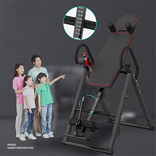 YAzNdom MáQuina De Parada De Manos Invertida Máquina de Plegado invertido Tabla for Ministerio Gimnasia Adecuado para Ejercicio De Gimnasio (Color : Black, Size : As Shown) YAzNdom MáQuina De Parada De Manos Invertida Máquina de Plegado invertido Tabla for Ministerio Gimnasia Adecuado para Ejercicio De Gimnasio (Color : Black, Size : As Shown)