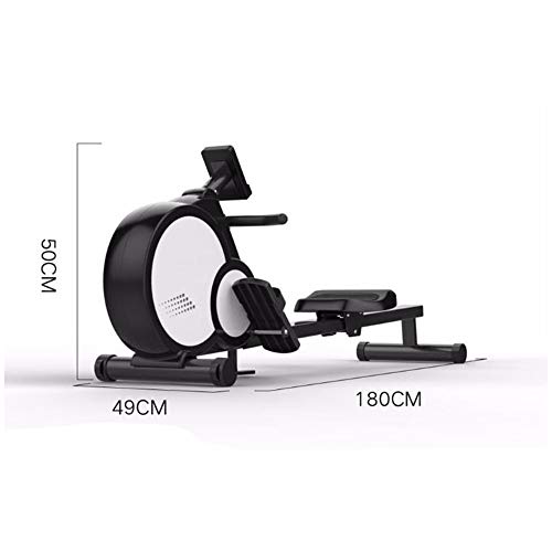 YAzNdom MáQuina De Remar Hogar Plegable Máquina de Remo Gimnasio o Equipo Profesional de Carga 150kg Adecuado para Fitness En Casa (Color : White, Size : 50x49x180cm) YAzNdom MáQuina De Remar Hogar Plegable Máquina de Remo Gimnasio o Equipo Profesional de Carga 150kg Adecuado para Fitness En Casa (Color : White, Size : 50x49x180cm)