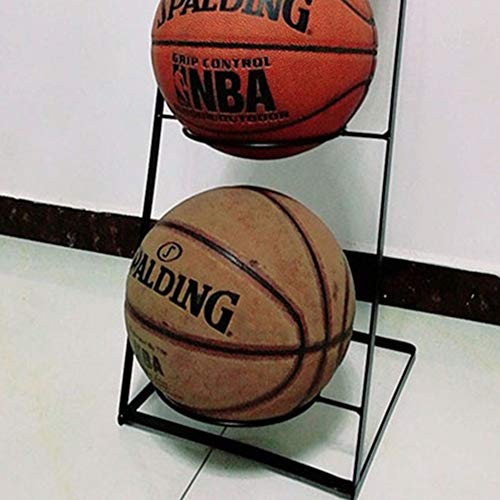 YBWEN Soporte de Baloncesto Estantería de Almacenamiento en Rack Rack de Baloncesto de fútbol en Rack Rack de Interior casero for fácil Acceso y Almacenamiento Balones medicinales YBWEN Soporte de Baloncesto Estantería de Almacenamiento en Rack Rack de Baloncesto de fútbol en Rack Rack de Interior casero for fácil Acceso y Almacenamiento Balones medicinales