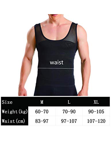 YCUEUST Camiseta de Tirantes Compresión Camisetas Interiores Elástica Vest Blanco Medium YCUEUST Camiseta de Tirantes Compresión Camisetas Interiores Elástica Vest Blanco Medium