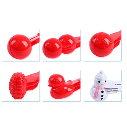 YeahiBaby 4 unids Clip plástico de Bola de Nieve Abrazadera para Hacer Pelotas de Nieve al Aire Libre(Color al Azar) YeahiBaby 4 unids Clip plástico de Bola de Nieve Abrazadera para Hacer Pelotas de Nieve al Aire Libre(Color al Azar)