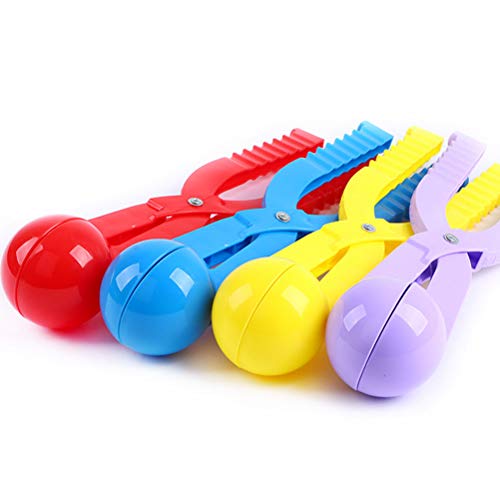 YeahiBaby 4 unids Clip plástico de Bola de Nieve Abrazadera para Hacer Pelotas de Nieve al Aire Libre(Color al Azar) YeahiBaby 4 unids Clip plástico de Bola de Nieve Abrazadera para Hacer Pelotas de Nieve al Aire Libre(Color al Azar)