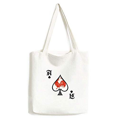 Year of Rooster - Bolsa de Mano (Porcelana), diseño de Animales, Color Rojo Year of Rooster - Bolsa de Mano (Porcelana), diseño de Animales, Color Rojo