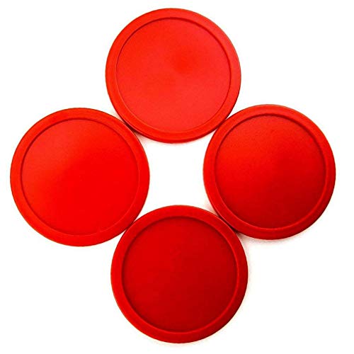 Yeelan Air Hockey Pushers & Pucks set, de gran tamaño, (2 empujadores de la Armada + 2 lints + 4 Red Pucks) Yeelan Air Hockey Pushers & Pucks set, de gran tamaño, (2 empujadores de la Armada + 2 lints + 4 Red Pucks)
