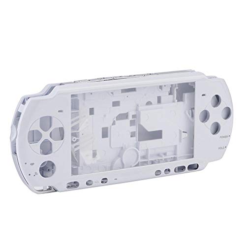 Yeepin PSP Shell Case Repuestos para PSP 3000 Reemplazo Full Console Console Game Shell Case Cover Repuestos PC Materiales(Blanco)