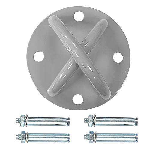 Yesloo Inmovilizador de Pared Techo de Succión,Soporte de Cinta Colgante,Acero Inoxidable,Para Entrenamiento de Fuerza Corporal,Columpios de Yoga,Hamacas,Equipo de Boxeo,Cinturones de Fuerza(Plateado) Yesloo Inmovilizador de Pared Techo de Succión,Soporte de Cinta Colgante,Acero Inoxidable,Para Entrenamiento de Fuerza Corporal,Columpios de Yoga,Hamacas,Equipo de Boxeo,Cinturones de Fuerza(Plateado)