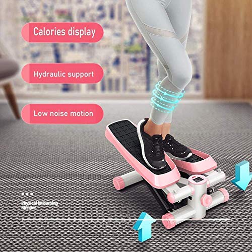 YF-SURINA Equipo de deporte para interiores Stepper, Fitness Pedal Fitness Máquina para hacer ejercicio en casa, Pequeño equipo de fitness deportivo con cuerda para hacer ejercicio en casa