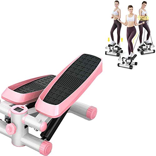 YF-SURINA Equipo de deporte para interiores Stepper, Fitness Pedal Fitness Máquina para hacer ejercicio en casa, Pequeño equipo de fitness deportivo con cuerda para hacer ejercicio en casa