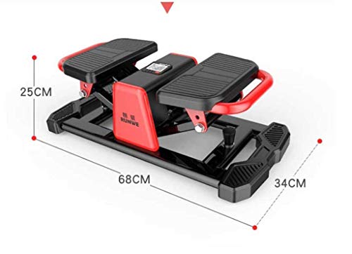 YF-SURINA Equipo de deportes de interior Stepper, Fitness Pedal Fitness Home Angel Ajustable Aerobic Stepper Hogar Máquina de adelgazamiento Instalación gratuita Mute Climbing Machine Multifunción in