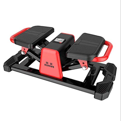 YF-SURINA Equipo de deportes de interior Stepper, Fitness Pedal Fitness Home Angel Ajustable Aerobic Stepper Hogar Máquina de adelgazamiento Instalación gratuita Mute Climbing Machine Multifunción in