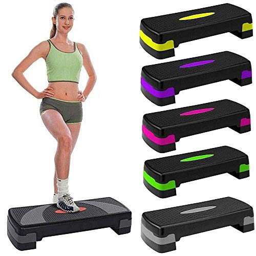 YF-SURINA Equipo de deportes de interior Stepper, Fitness Pedal Fitness Home Fitness Pedal de ejercicio, Aerobic Stepper Fitness Steps- Ejercicio aeróbico ajustable hasta 2, Steppers para entrenamien