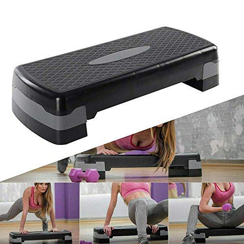 YF-SURINA Equipo de deportes de interior Stepper, Fitness Pedal Fitness Home Fitness Pedal de ejercicio, Aerobic Stepper Fitness Steps- Ejercicio aeróbico ajustable hasta 2, Steppers para entrenamien