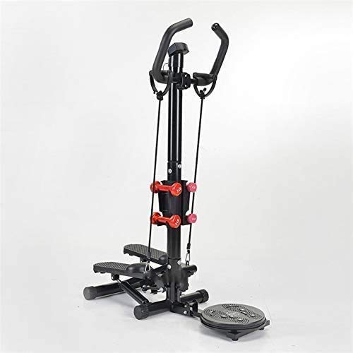 YF-SURINA Equipo de deportes de interior Stepper, Fitness Pedal Fitness Home Máquina de un solo paso de cuatro funciones Stepper con reposabrazos Twist Waist Slimming Slimming Pull Dumbbell Leg Fitne