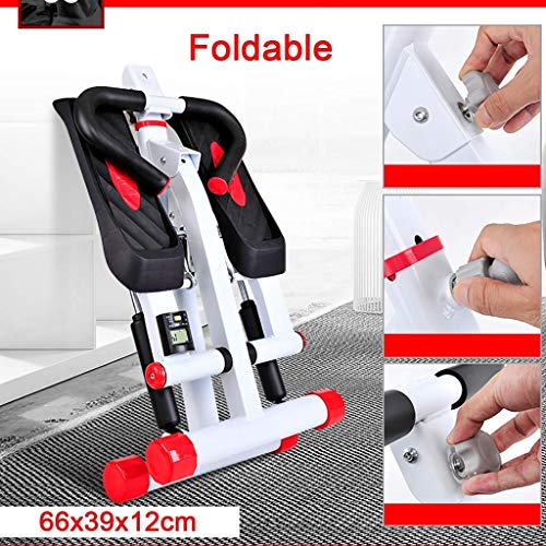 YF-SURINA Equipo de deportes de interior Stepper, Fitness Pedal Fitness Home Portable Plegable Sport Foot Stepper Mini Stepper Ejercicio Entrenamiento Entrenamiento Fitness Escalera Pasos Pedal Fitne