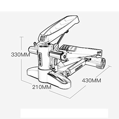 YF-SURINA Equipo de deportes de interior Stepper, Fitness Pedal Fitness Home Stepper Machine, Home Mini ejercicio Abdomen Pierna Cadera Equipo de ejercicio Multi-función arriba y abajo Ejercicio Step