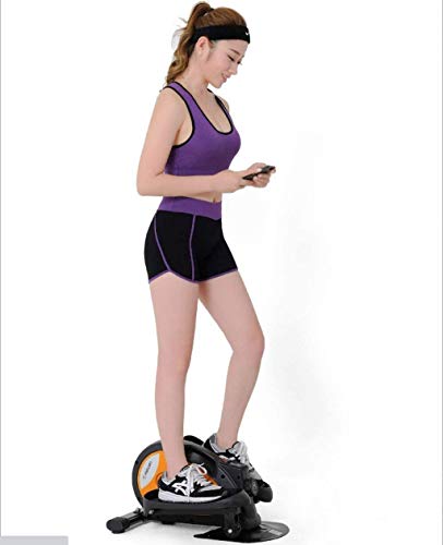 YF-SURINA Equipo de gimnasia Equipo deportivo para interiores Stepper, Fitness Pedal Fitness Home Angel Ajustable Aerobic Stepper Máquina elíptica Mini tubo de escape magnético silencioso Equipo de f