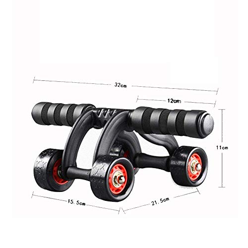 YF-SURINA Equipo de gimnasia Ruedas de acondicionamiento físico y culturismo Sistema innovador ergonómico de tallado de rodillos abdominales - Gimnasio en casa Equipo de entrenamiento de boxeo Gimnas