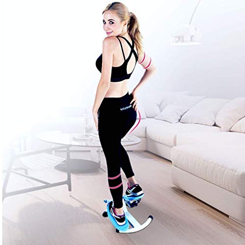 YF-SURINA Equipo de gimnasia Stepper, Fitness Pedal Fitness Home Angel Ajustable Aerobic Stepper Stepper Home Máquina de adelgazamiento Mute Pedal Machine in Situ Treadmill Mini equipo de gimnasia Sl