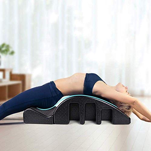 YF-SURINA Equipo deportivo Cama de masaje Pilates Cama de masaje con cuña de yoga, Alineación de la columna vertebral Equipo de ejercicios Curva de la espalda Salud Órtesis de la columna vertebral De