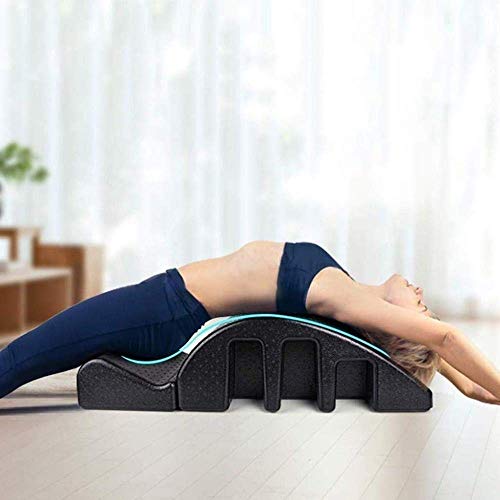 YF-SURINA Equipo deportivo Cama de masaje Pilates Mesa de masaje con cuña de yoga Corrector de dolor jorobado para adultos Equipo de yoga Alivio del dolor de espalda Arco corrector de postura de colu