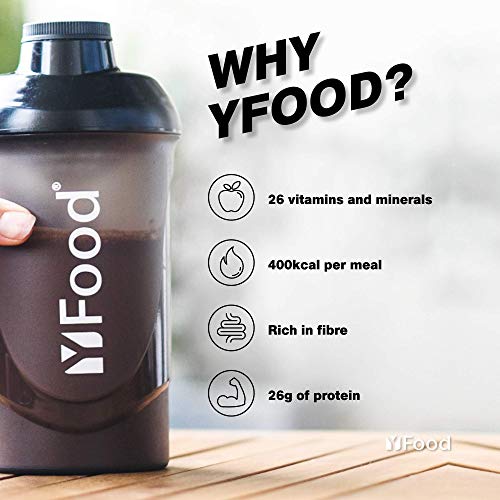 YFood Banana | Batido en Polvo | Sustituto de comida sin gluten ni lactosa | 17 comidas, 26 vitaminas y minerales | proteína en polvo | batido de proteína delicioso | pack 1,5kg YFood Banana | Batido en Polvo | Sustituto de comida sin gluten ni lactosa | 17 comidas, 26 vitaminas y minerales | proteína en polvo | batido de proteína delicioso | pack 1,5kg