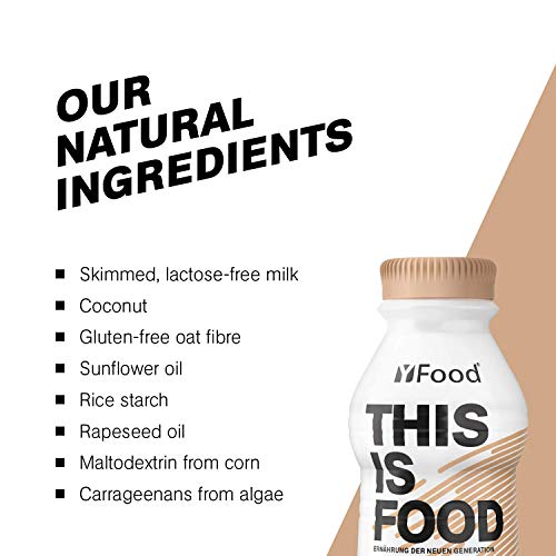 YFood Chocolate, Batido Sustitutivo | Sustitutivo de comida sin lactosa ni gluten | 33g de proteínas, 26 vitaminas y minerales | 25% de las calorías diarias requeridas | 12 x 500 ml (1kcal/ml) YFood Chocolate, Batido Sustitutivo | Sustitutivo de comida sin lactosa ni gluten | 33g de proteínas, 26 vitaminas y minerales | 25% de las calorías diarias requeridas | 12 x 500 ml (1kcal/ml)